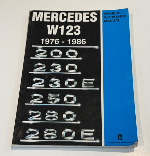 Mercedes benz w123 owner s - --,