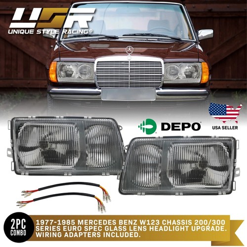 Depo euro glass headlight - glass, +