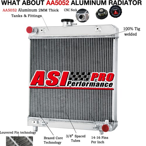 Aluminum radiator fits - radiator,
